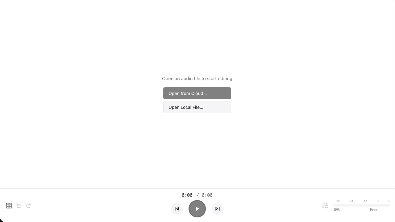 Audio Editor preview 2